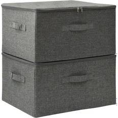 Polyester Storage Boxes vidaXL - Storage Box 2pcs