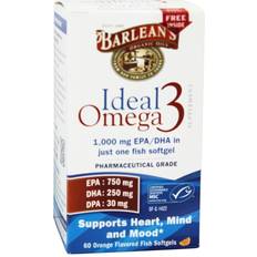 Barlean's Ideal Omega3 Orange Flavored 60 Softgels