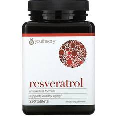 Youtheory Resveratrol Anti-Aging Benefits 290 Tablets