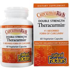 Natural Factors Double Strength Theracurmin 60 Vegetarian Capsules