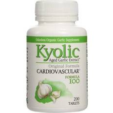 Kyolic Aged Garlic Extract Cardiovascular Formula 100 Original Formula 200 Tablets