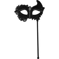 Bristol Novelty Adults Lace Mask On Stick