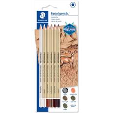 Staedtler Pastellpennor Lumograph 6 olika