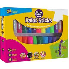 Little Brian LBPS10CMDA24 Paint Sticks Bumper Pack, Assorted Colours