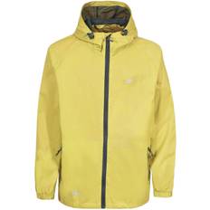 XXS Rain Clothes Trespass Qikpac Unisex Waterproof Packaway Jacket - Yellow