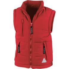 XL Padded Vests Children's Clothing Result Junior Ultra Padded Bodywarmer - Red (R088J)
