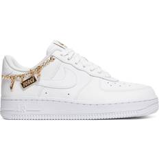 Nike Air Force 1 White Pendant W - White/White/Metallic Gold/Flat Gold