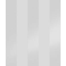 Laura Ashley Lille Pearlescent Stripe Silver Wallpaper