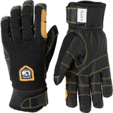 Men - Skiing Gloves Hestra Ergo Grip Active 5-Finger - Black