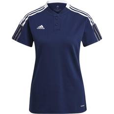 Fitness & Gym - S Polo Shirts Adidas Tiro 21 Polo Shirt Women - Team Navy Blue