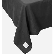 Linen Valance Sheets By Nord Gunhild Valance Sheet Black (280x210cm)