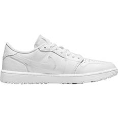 Unisex - White Golf Shoes Nike Air Jordan 1 Low - White