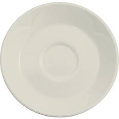 White Saucer Plates Steelite Bianco Stacking Saucer Plate 15.2cm 36pcs