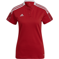 Adidas Tiro 21 Polo Shirt Women - Team Power Red