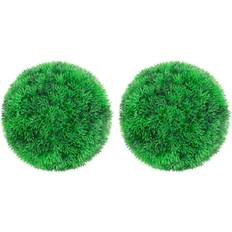 vidaXL Artificial Boxwood Balls 2 pcs 22 cm