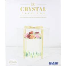 PME CCB10 Crystal Cake Box 25cm 10" White