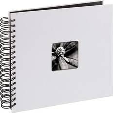 Water Based Photo Albums Hama Fine Art Photo Album 28 x 24cm 50 Chalk w/Black Pages, 28 x 24 cm