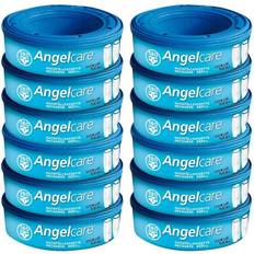 Plastic Nappy Sacks Angelcare Refill Cassettes 12-pack