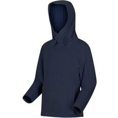 Regatta Kid's Kacie Hooded Fleece - Navy Corded Velour