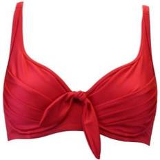 Pour Moi Azure Underwired Lined Non Padded Top - Deep Red