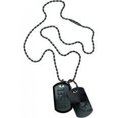 Diesel Double Dogtags Necklace - Black