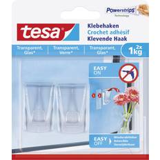 Glass Picture Hooks TESA B01FHBNQ8Y Picture Hook 2pcs