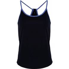 Tridri Yoga Vest Women - French Navy/Blue Melange