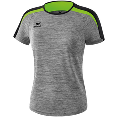 Erima Liga 2.0 T-shirt Women - Grey Marl/Black/Green Gecko