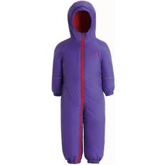 Insulating Function Rain Overalls Children's Clothing Regatta Kid's Splosh III Waterproof Puddle Suit - Peony Purple