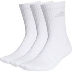 adidas Cushioned Crew Socks 3-pack Unisex - White/Light Solid Grey