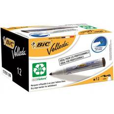 Bic Velleda 1741 Whiteboard Large Bullet Tip 1.5mm Black 12-pack