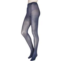 Cotton Tights Charnos Ladies Comfort Top 40 Den Tights 2-pack - Navy