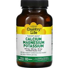 Country Life Target-Mins Calcium Magnesium Potassium 90 pcs