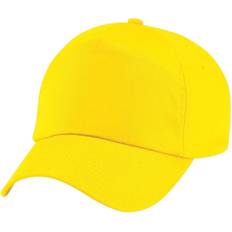 Beechfield Unisex Plain Original 5 Panel Baseball Cap 2-pack - Yellow