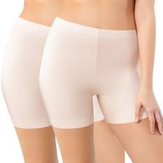 Maidenform Girlshort with Cool Comfort 2-pack - Nude/Transparent