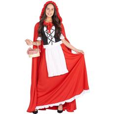 Orion Costumes Women's Long Red Hat Cute Fairytale Fancy Dress Suit