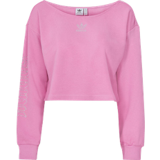 Adidas Sweatshirts - Women Jumpers adidas Women's Originals 2000 Luxe Slouchy Crew Sweatshirt - Bliss Orchid