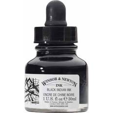 Winsor & Newton and Transparent Black Drawing Ink 30ml, none