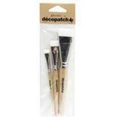 Decopatch PACK3PCO Nylon Brushes, 3 pack, Brown