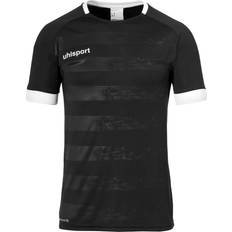 Uhlsport Division II Short Sleeve Jersey Kids - Black/White