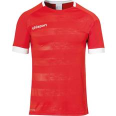 Uhlsport Division II Short Sleeve Jersey Kids - Red/White