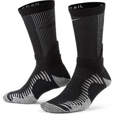 Nylon Socks Nike Trail Running Crew Socks Unisex - Black/Black/Anthracite/Anthracite
