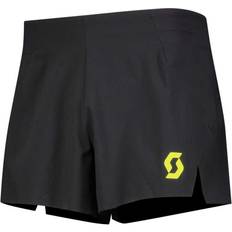 Scott RC Run Split Shorts Men - Black/Yellow