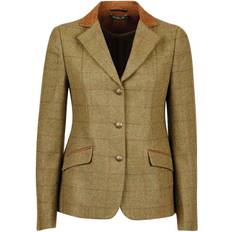 Women - Wool Jackets Dublin Albany Tweed Suede Collar Tailored Jacket Women