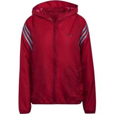 Adidas Run Icons 3-Stripes Windbreaker Jacket Women - Legacy Burgundy