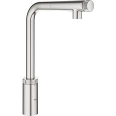 Grohe Stainless Steel Kitchen Taps Grohe Minta SmartControl (31613DC0) Steel