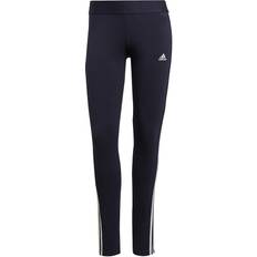 Adidas Slim Trousers & Shorts Adidas Women's Loungewear Essentials 3-Stripes Leggings - Legend Ink/White