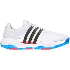 Adidas 7 - Men Golf Shoes adidas Tour360 22 M - Cloud White/Core Black/Blue Rush