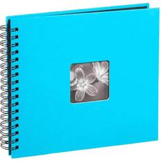 Hama Fine Art Spiral Bound Album 36 x 32cm 50 Black Pages Turquoise