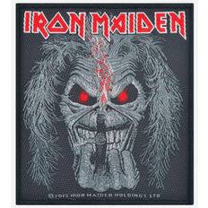 Patches & Appliqués Iron Maiden Eddie Candle Finger Sew-On Patch Black